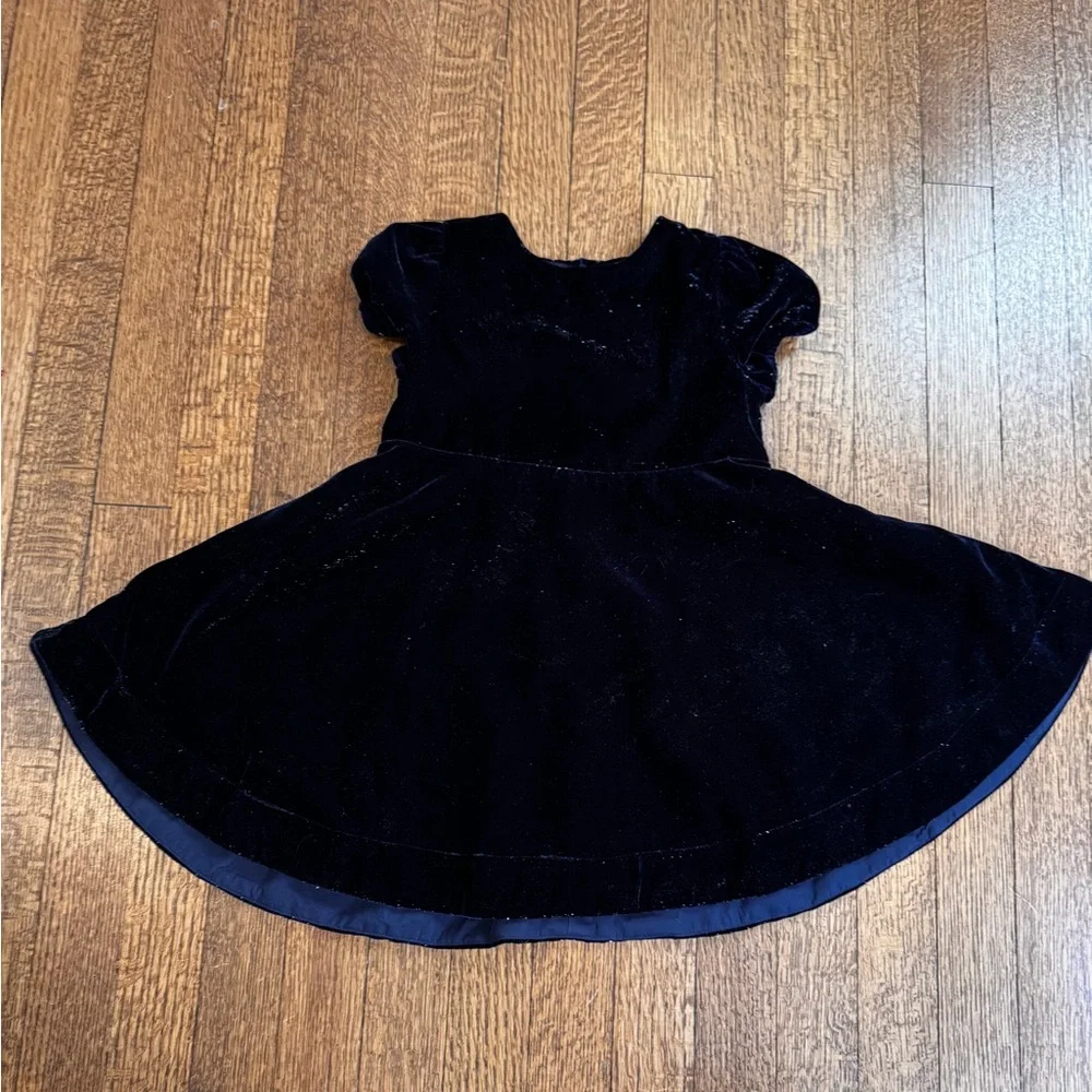 Polarn o Pyret sparkle velvet dress